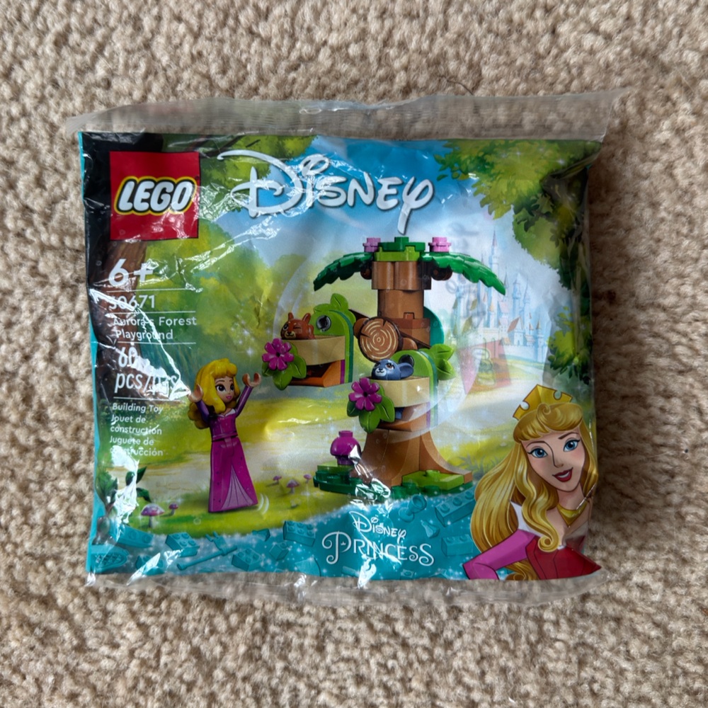 LEGO Disney Sleeping Beauty Princess Polybag Set - Pink, Green, Brown